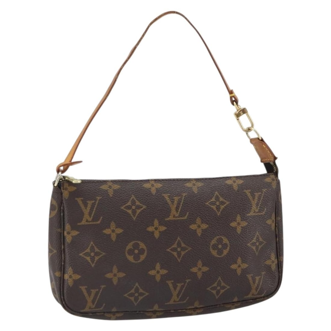 Louis Vuitton Monogram Canvas Pochette Accessoires M51980 Small Pouch France (1 of 18)
