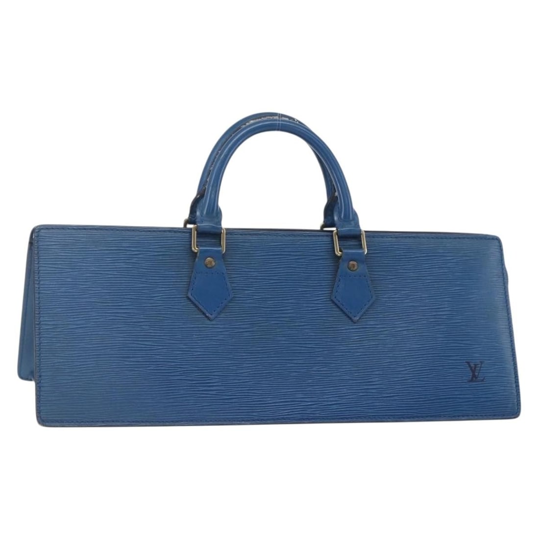 LOUIS VUITTON Epi Sac Triangle Hand Bag Blue M52095 Auth: LOUIS VUITTON Epi Sac Triangle Hand Bag Blue M52095 Auth This stylish Louis Vuitton Epi Sac Triangle Hand Bag in a striking blue color is a timeless accessory for any fashion enthusiast. Crafted from