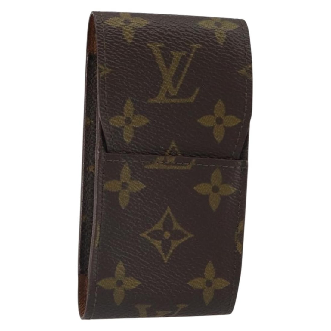 Louis Vuitton M63024 Monogram Canvas Cigarette Holder France: Louis Vuitton M63024 Monogram Canvas Cigarette Holder France This is a Louis Vuitton Monogram Etui Cigarette Case, crafted from signature Monogram Canvas. The case features a compact design and is sui
