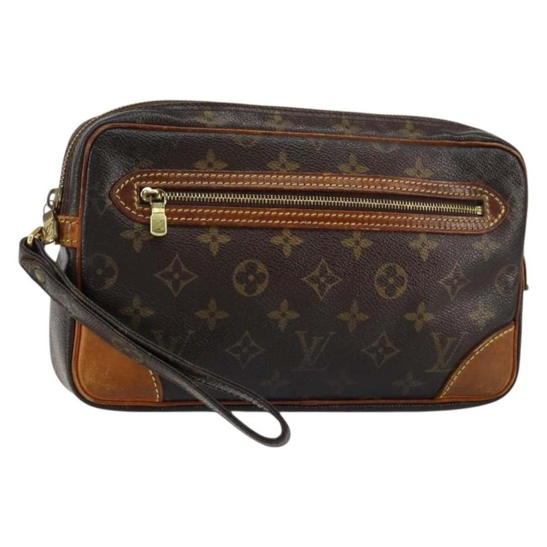 Louis Vuitton Monogram Canvas Marly Dragonne GM Clutch M51825 France: Louis Vuitton Monogram Canvas Marly Dragonne GM Clutch M51825 France This Louis Vuitton Monogram Marly Dragonne GM Clutch Bag features the signature monogram canvas exterior and is designed for conven