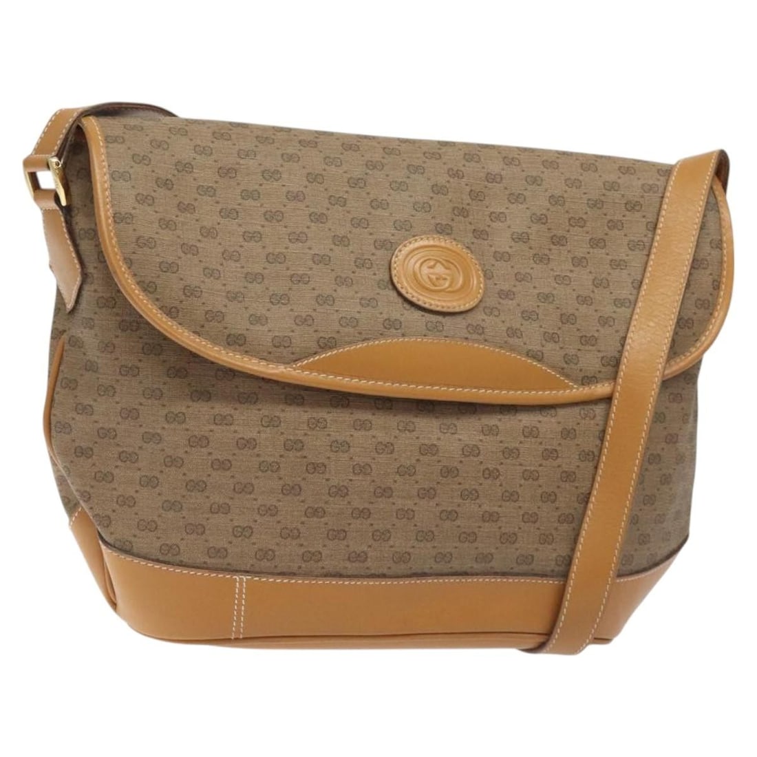 GUCCI Micro GG Supreme Beige Gold PVC Shoulder Bag Auth BA2767: GUCCI Micro GG Supreme Beige Gold PVC Shoulder Bag Auth BA2767 This GUCCI Micro GG Supreme Shoulder Bag combines elegance and practicality, featuring a stylish beige and gold color scheme. Crafted fro