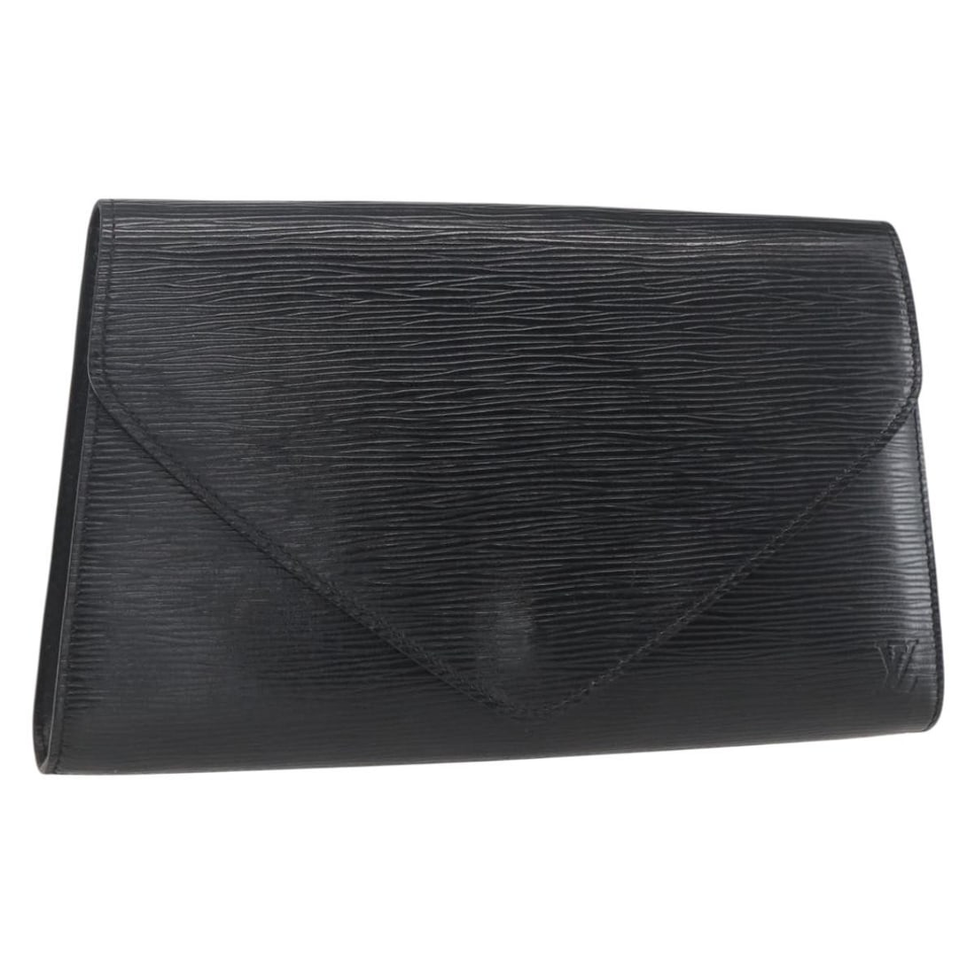 LOUIS VUITTON Epi Art Deco Clutch Bag Black M52632 Authentic France (1 of 18)
