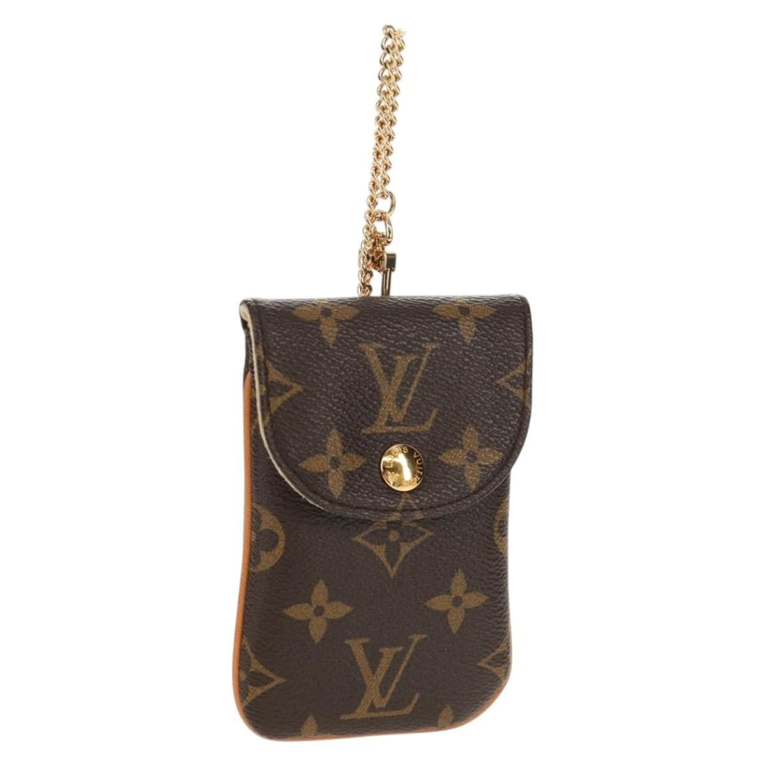 LOUIS VUITTON Monogram Etui Telephone MM Cell Phone Case M66546 Authentic: LOUIS VUITTON Monogram Etui Telephone MM Cell Phone Case M66546 Authentic This authentic LOUIS VUITTON Monogram Etui Telephone MM Cell Phone Case (M66546) showcases the classic monogram canvas in a st
