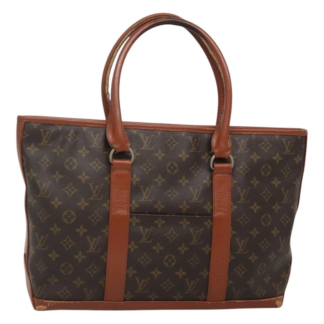 LOUIS VUITTON Monogram Sac Weekend PM Hand Bag M42425 Made in France (1 of 18)