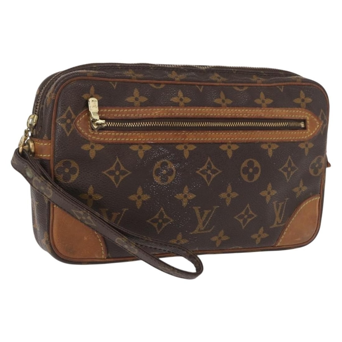 Louis Vuitton Marly Dragonne GM Monogram Canvas Clutch Bag M51825: Louis Vuitton Marly Dragonne GM Monogram Canvas Clutch Bag M51825 This Louis Vuitton Monogram Marly Dragonne GM Clutch Bag features the iconic monogram canvas in a classic clutch style. Crafted in Fra