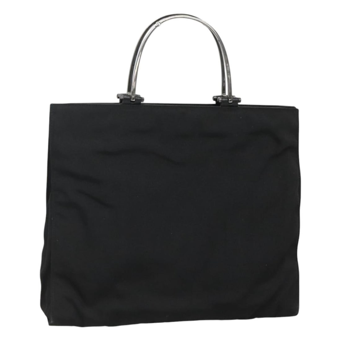 GUCCI 002 1028 Black Nylon Hand Bag Made in Italy: GUCCI 002 1028 Black Nylon Hand Bag Made in Italy This authentic GUCCI Hand Bag is a stylish accessory crafted from durable nylon in a classic black color. It features a spacious interior with approxi