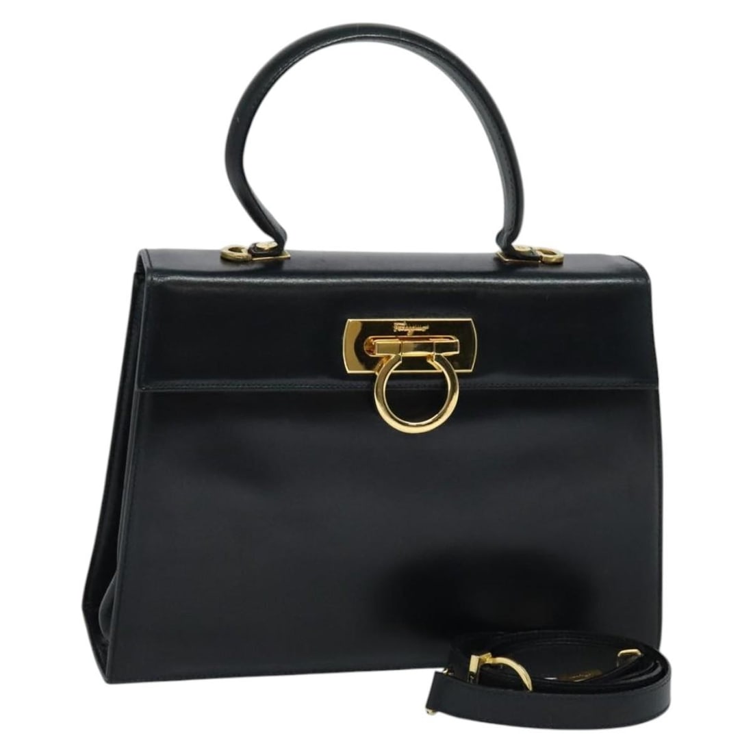 Salvatore Ferragamo Gancini Leather Hand Bag Black Gold Authentic Italy: Salvatore Ferragamo Gancini Leather Hand Bag Black Gold Authentic Italy This stylish Salvatore Ferragamo Gancini Hand Bag is crafted from high-quality leather in a sophisticated black and gold color s