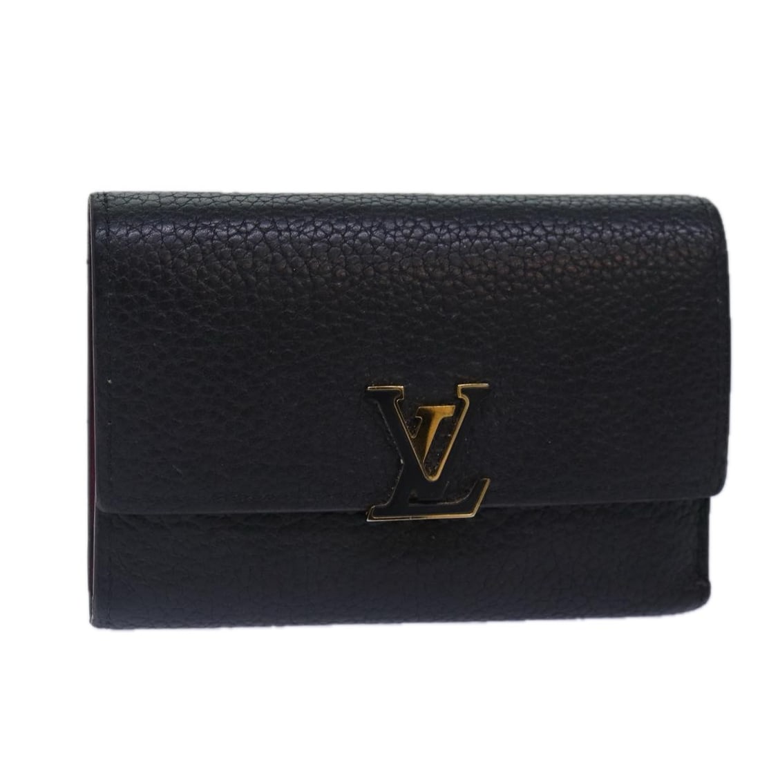Louis Vuitton Portefeuille Capucines Compact Wallet Black M62157 Auth (1 of 18)
