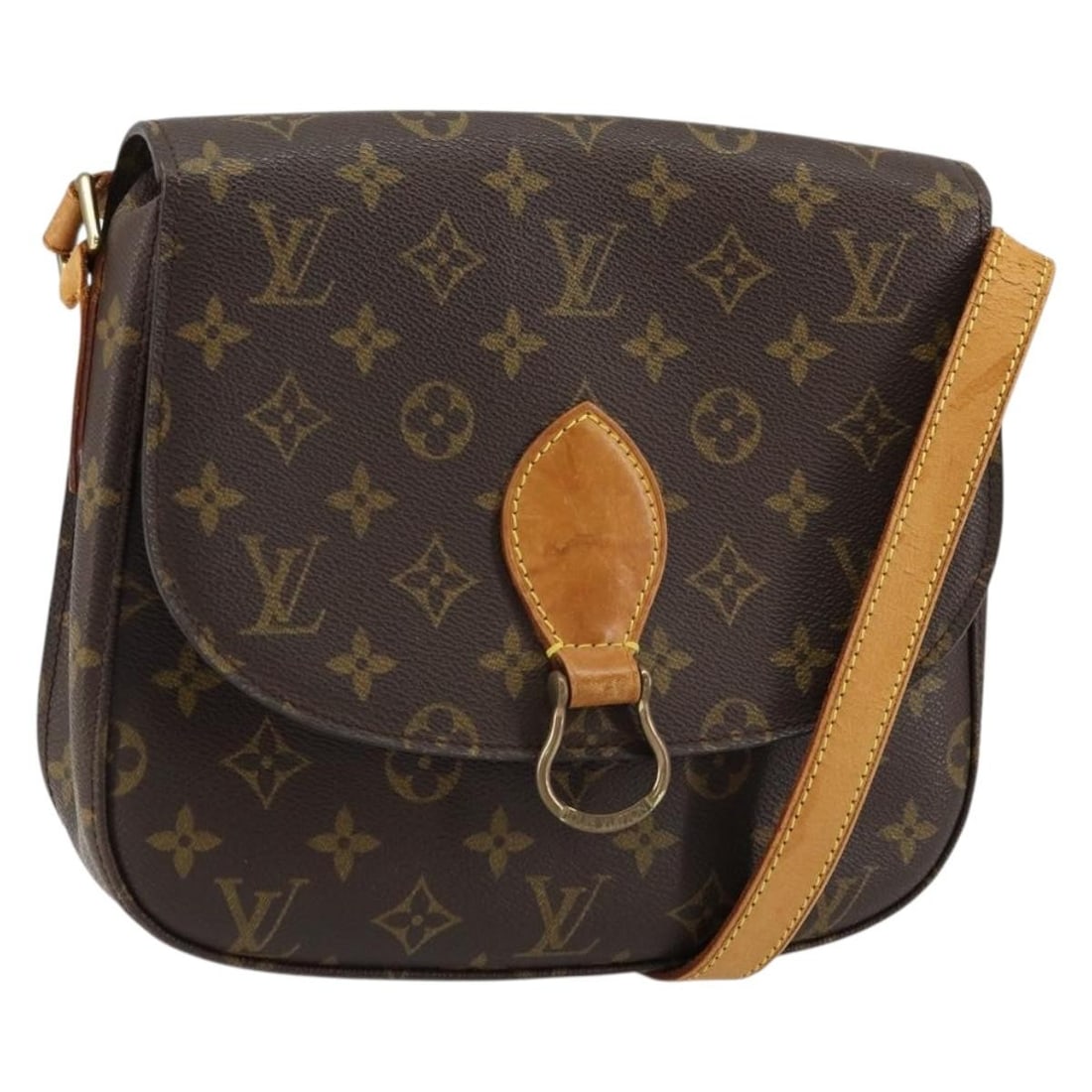 LOUIS VUITTON Monogram Saint Cloud GM Shoulder Bag M51242 Auth: LOUIS VUITTON Monogram Saint Cloud GM Shoulder Bag M51242 Auth This authentic LOUIS VUITTON Monogram Saint Cloud GM Shoulder Bag (M51242) showcases the iconic Monogram Canvas in a stylish shoulder bag