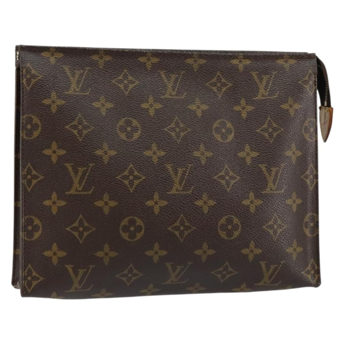 LOUIS VUITTON Monogram Poche Toilette 26 Pouch M47542 Authentic: LOUIS VUITTON Monogram Poche Toilette 26 Pouch M47542 Authentic Introducing the LOUIS VUITTON Monogram Poche Toilette 26 Pouch, a timeless accessory crafted from luxurious Monogram Canvas. This stylis