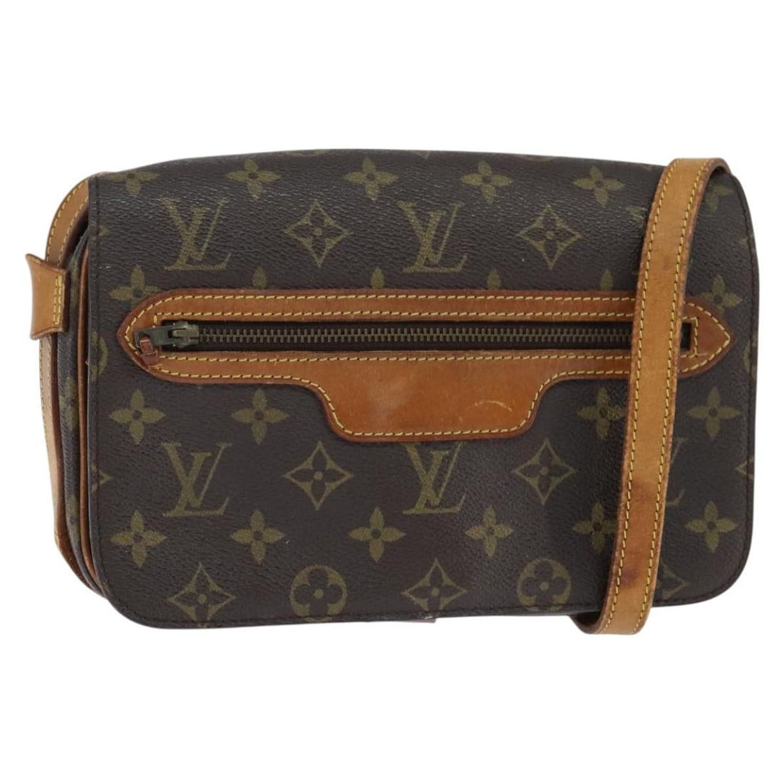 LOUIS VUITTON Monogram Saint Germain Shoulder Bag M51210 Auth France (1 of 18)