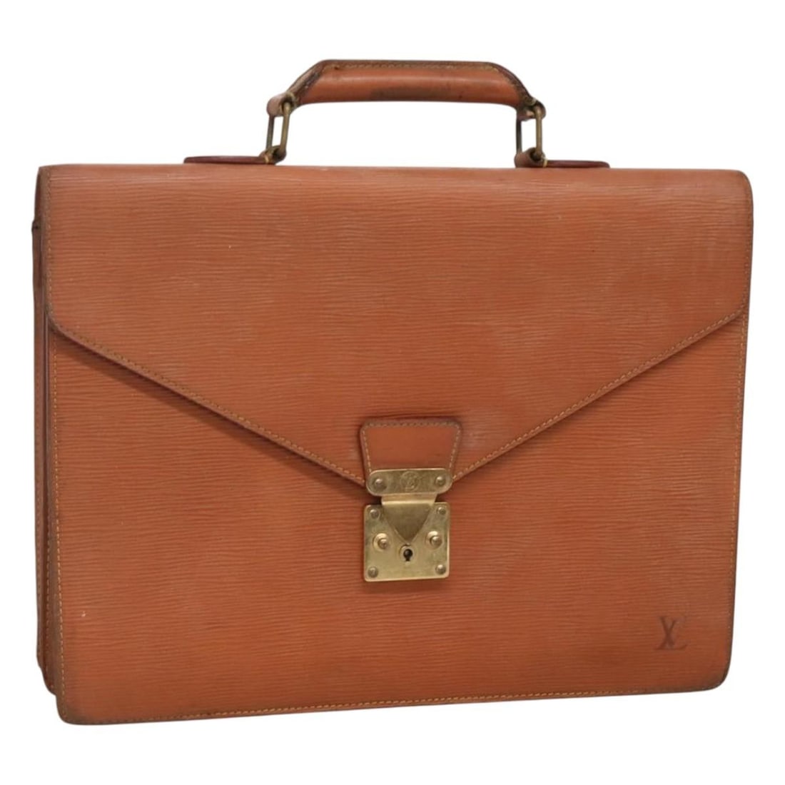 Louis Vuitton Epi Serviette Conseiller Briefcase Zipangu Gold M54428 Auth: Louis Vuitton Epi Serviette Conseiller Briefcase Zipangu Gold M54428 Auth This Louis Vuitton Epi Serviette Conseiller briefcase in Zipangu Gold is a stunning blend of luxury and functionality. Crafted