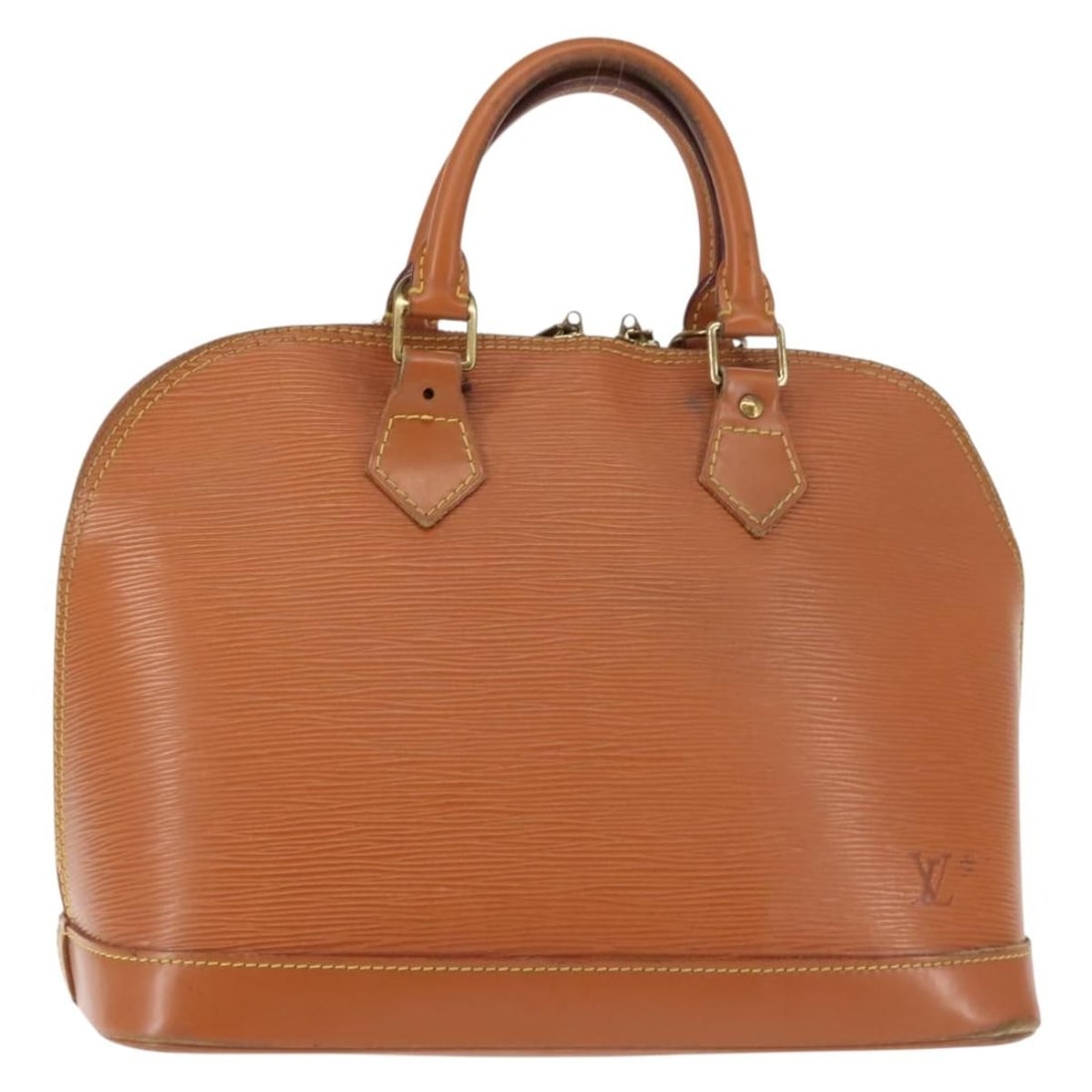 LOUIS VUITTON Epi Alma Hand Bag Zipangu Gold M52148 Auth France (1 of 18)