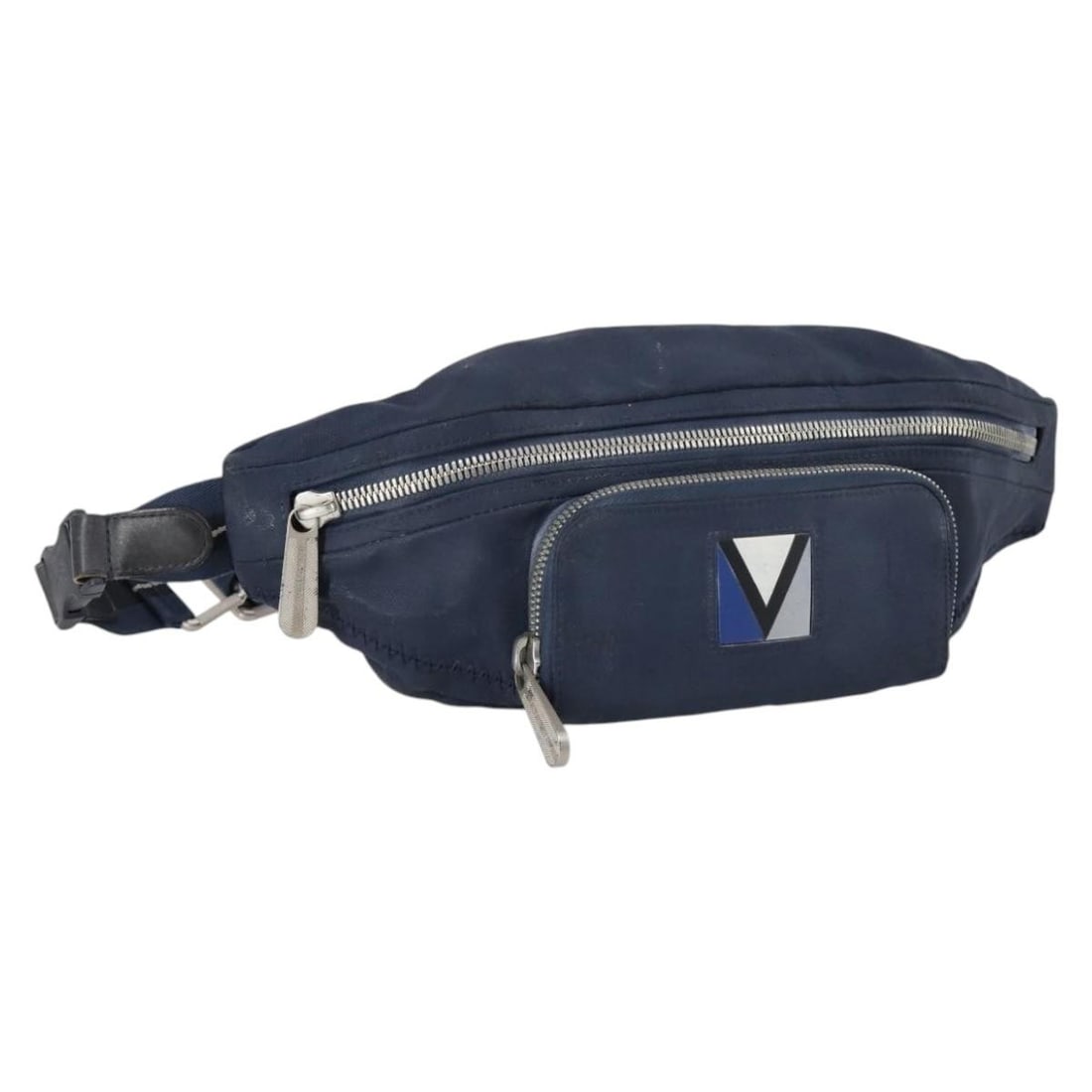 Louis Vuitton LV Cup Mizenu Waist Bag Navy M80706 Authentic: Louis Vuitton LV Cup Mizenu Waist Bag Navy M80706 Authentic This Louis Vuitton LV Cup Mizenu Waist Bag is a stylish accessory crafted from durable Louis Vuitton Cup Canvas in a sophisticated navy colo