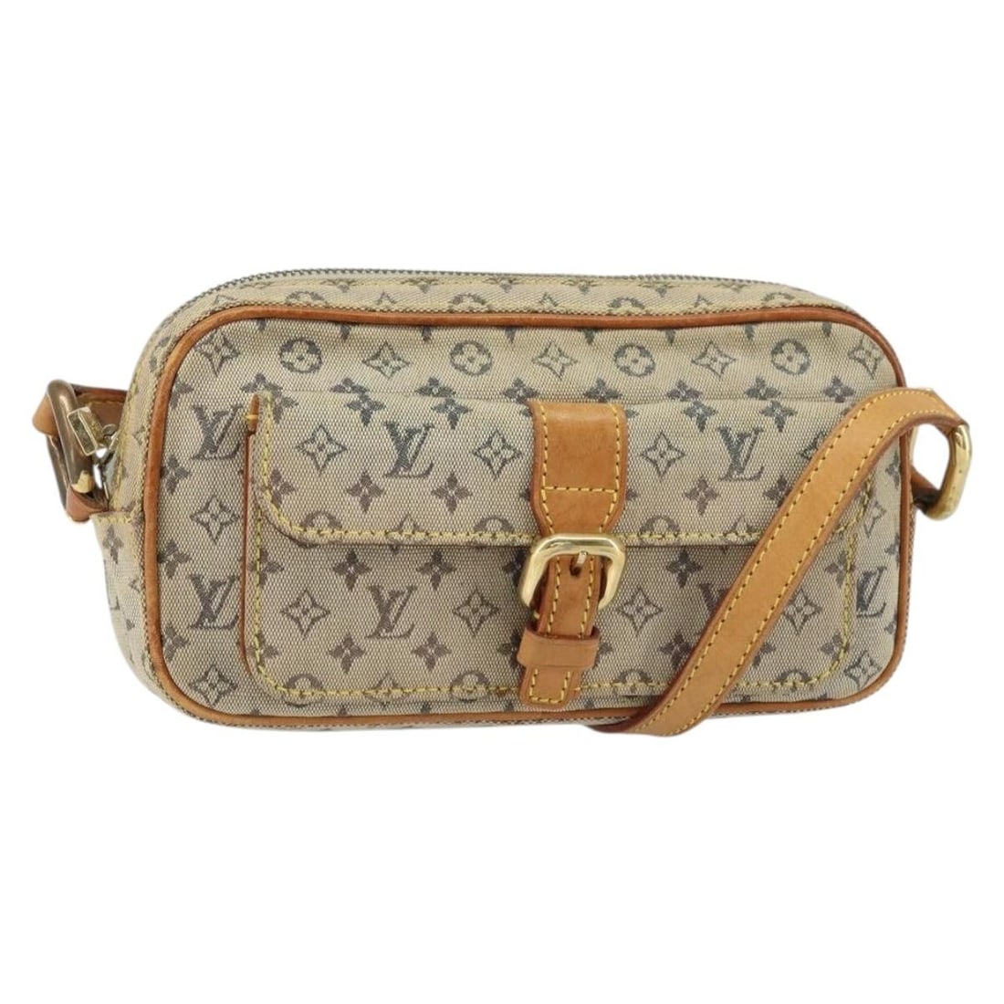 Louis Vuitton Juliet MM Monogram Mini Canvas Blue Shoulder Bag M92004: Louis Vuitton Juliet MM Monogram Mini Canvas Blue Shoulder Bag M92004 This Louis Vuitton Monogram Mini Juliet MM shoulder bag in blue features a monogram mini canvas exterior and is manufactured in Fr