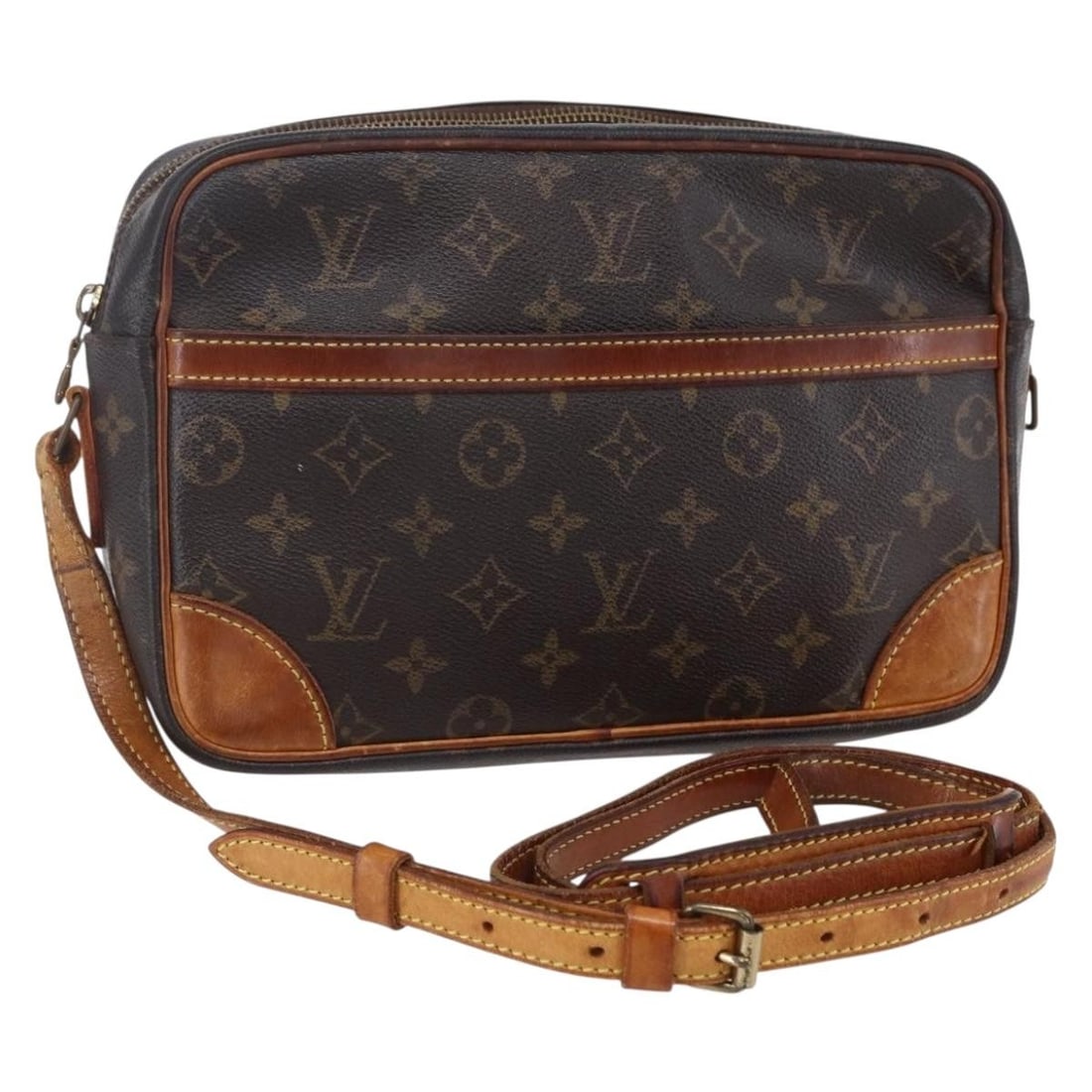 LOUIS VUITTON Monogram Trocadero 27 Shoulder Bag M51274 Auth France (1 of 18)