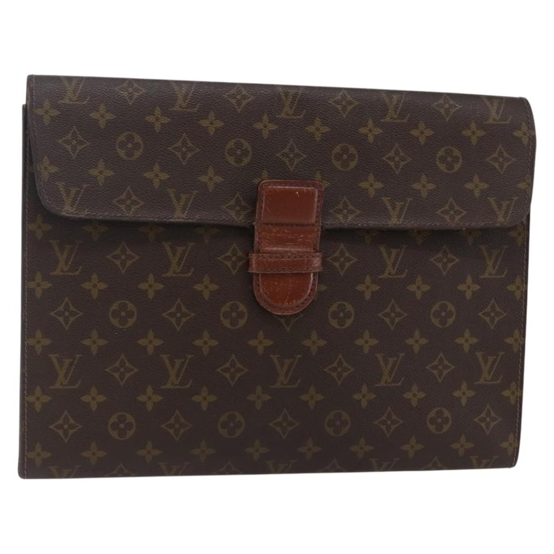 LOUIS VUITTON Monogram Posh Briefcase M53445 Auth (1 of 18)