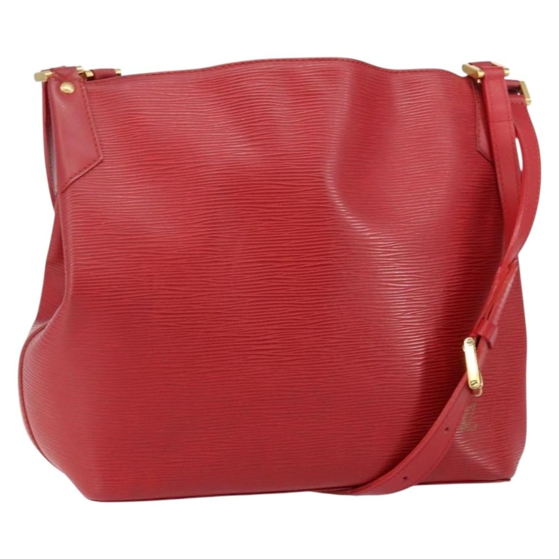 Louis Vuitton Epi Mandala MM Red Shoulder Bag M5889E Auth: Louis Vuitton Epi Mandala MM Red Shoulder Bag M5889E Auth This authentic LOUIS VUITTON Epi Mandala MM Shoulder Bag combines luxury and practicality in a striking red hue. Crafted from high-quality Epi