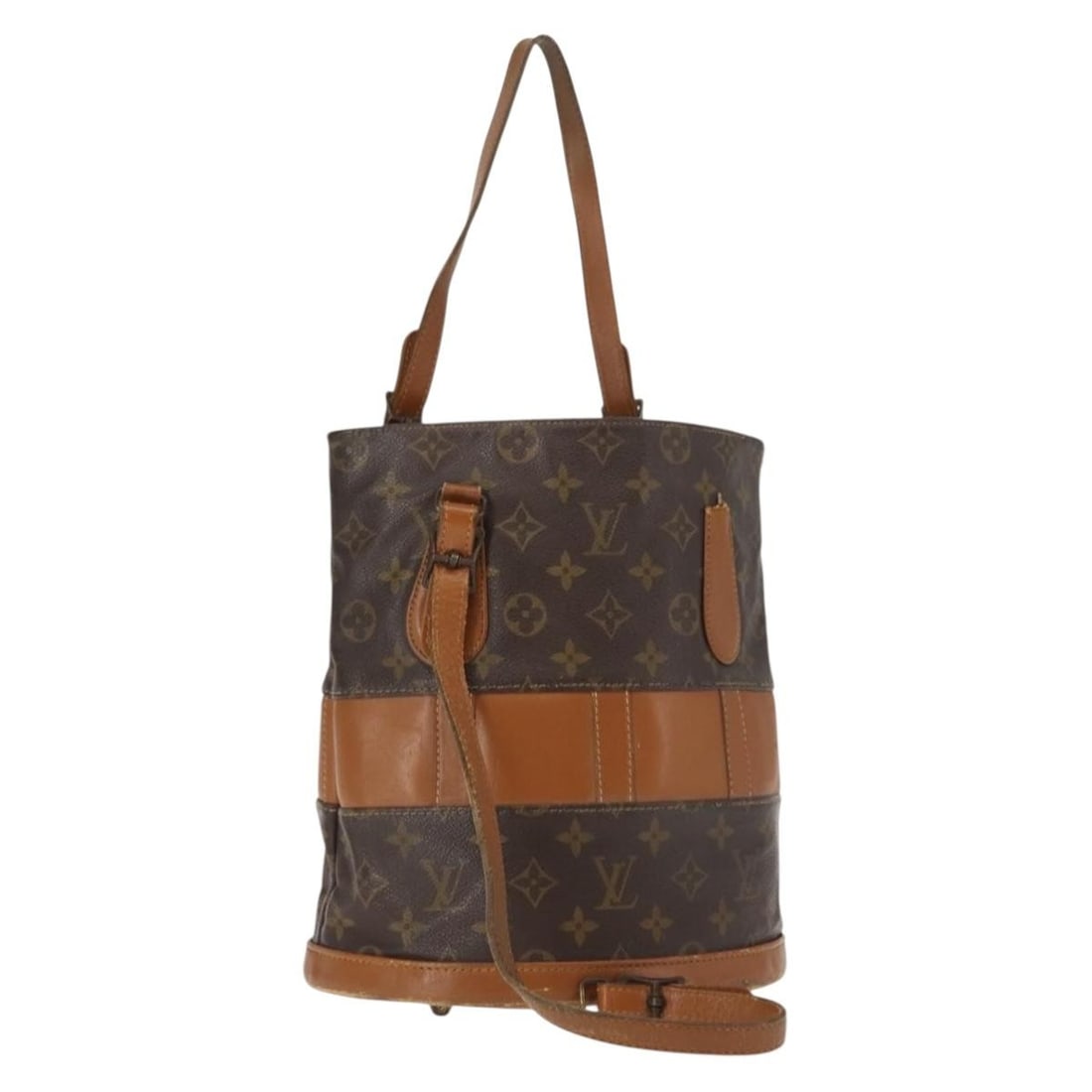 LOUIS VUITTON Monogram Bucket PM Shoulder Bag Limited Edition M42238 USA Auth: LOUIS VUITTON Monogram Bucket PM Shoulder Bag Limited Edition M42238 USA Auth This authentic LOUIS VUITTON Monogram Bucket PM Shoulder Bag is a stylish and functional accessory crafted from durable Mo