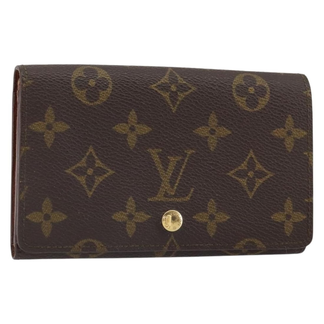Louis Vuitton Porte Monnaie Tresor Monogram Canvas Wallet M61730 France: Louis Vuitton Porte Monnaie Tresor Monogram Canvas Wallet M61730 France This is a Louis Vuitton Monogram Porte Monnaie Billets Tresor wallet, crafted from signature monogram canvas. Made in France, it