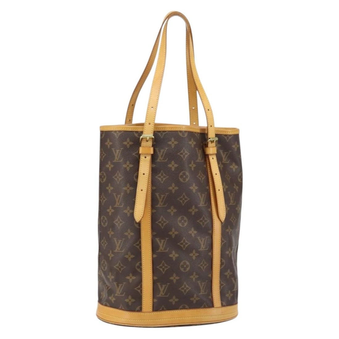 LOUIS VUITTON Monogram Bucket GM Shoulder Bag M42236 Auth France (1 of 18)