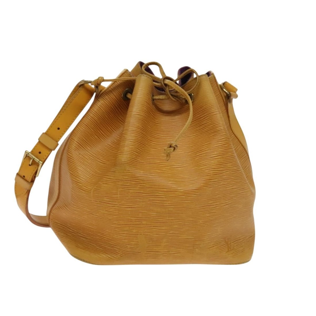 Louis Vuitton Epi Petit Noe Yellow Shoulder Bag M44109 Auth: Louis Vuitton Epi Petit Noe Yellow Shoulder Bag M44109 Auth The LOUIS VUITTON Epi Petit Noe Shoulder Bag is a stylish and functional accessory made from high-quality Epi leather in a vibrant yellow co
