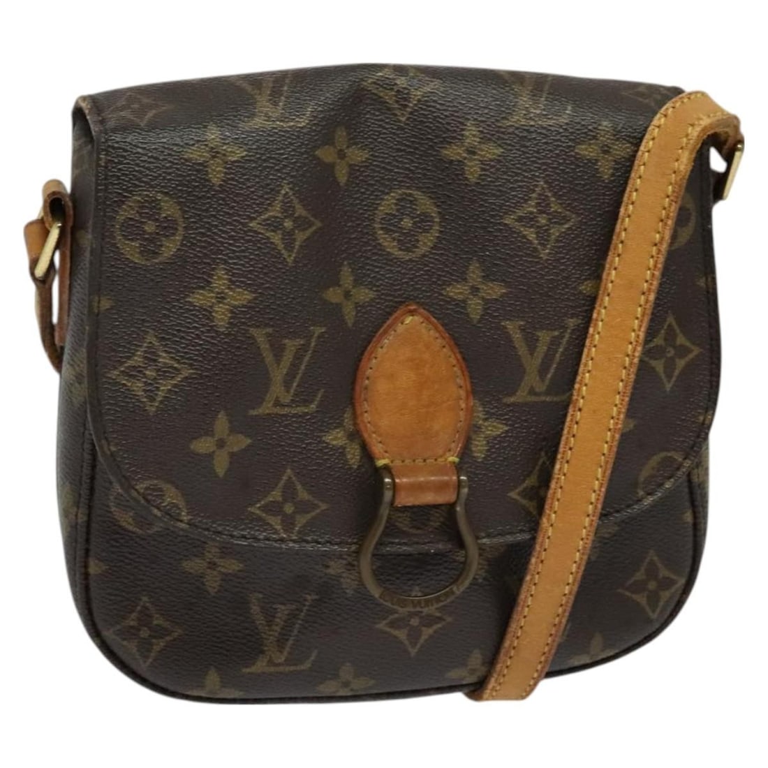 LOUIS VUITTON Monogram Saint Cloud MM Shoulder Bag M51243 France Auth: LOUIS VUITTON Monogram Saint Cloud MM Shoulder Bag M51243 France Auth This authentic LOUIS VUITTON Monogram Saint Cloud MM Shoulder Bag (M51243) is a stylish and practical accessory crafted from durab
