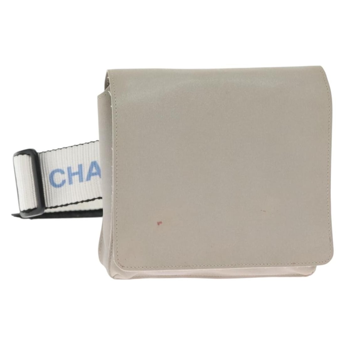 CHANEL Black Gray Nylon Sports Waist Bag Made in France: CHANEL Black Gray Nylon Sports Waist Bag Made in France This CHANEL Sports Boston Bag is a stylish waist bag made from durable nylon, featuring a sleek black and gray exterior. With dimensions of appr