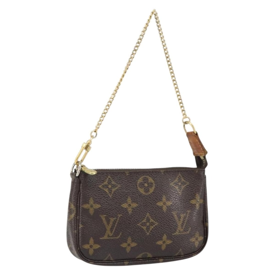 Louis Vuitton Monogram Mini Pochette Accessoires Canvas Pouch M58009 France: Louis Vuitton Monogram Mini Pochette Accessoires Canvas Pouch M58009 France This Louis Vuitton Monogram Mini Pochette Accessoires Pouch, model M58009, is crafted from the brand's signature Monogram Ca