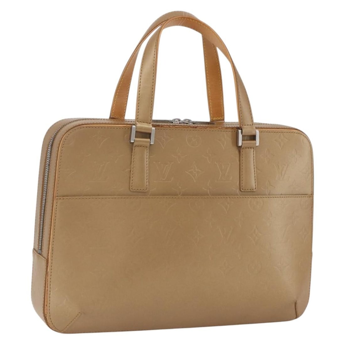 Monogram Mat Malden Handbag in Amble by Louis Vuitton M55137: Monogram Mat Malden Handbag in Amble by Louis Vuitton M55137 This is a Louis Vuitton Monogram Mat Malden handbag in the Amble color. Crafted from Monogram Mat canvas, this structured handbag is made i