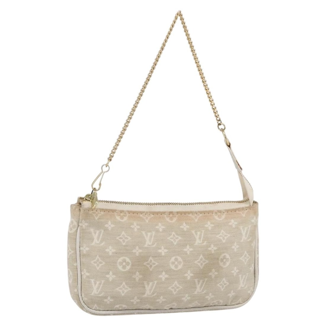 LOUIS VUITTON Mini Pochette Accessoires Pouch Dunne Monogram Canvas: LOUIS VUITTON Mini Pochette Accessoires Pouch Dunne Monogram Canvas This authentic Louis Vuitton Mini Pochette Accessoires Pouch in Dunne is a stylish and versatile accessory crafted from Monogram Min