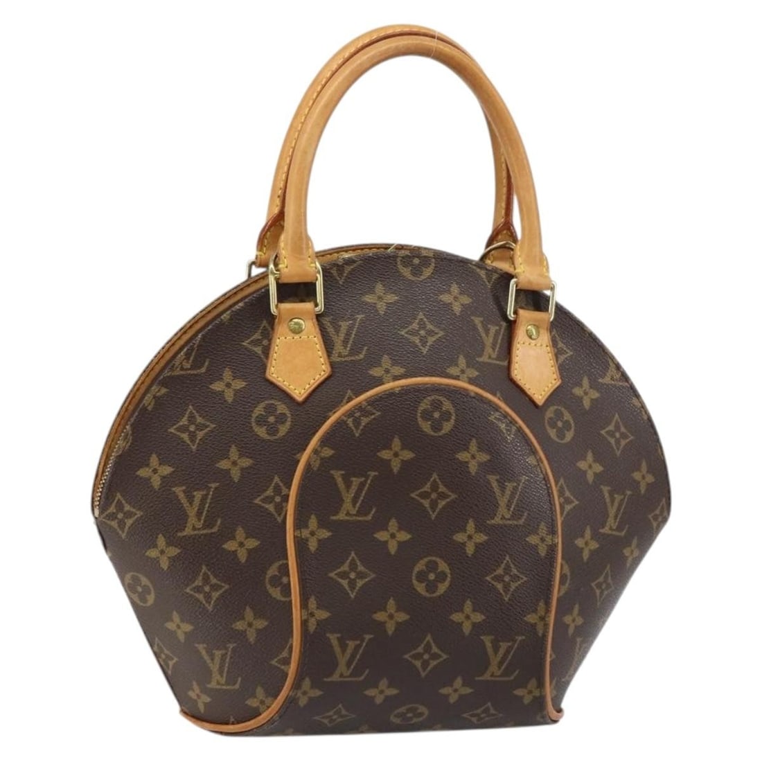 Louis Vuitton Ellipse PM Monogram Canvas Handbag M51127 France: Louis Vuitton Ellipse PM Monogram Canvas Handbag M51127 France This Louis Vuitton Monogram Ellipse PM handbag features the classic monogram canvas exterior and a structured silhouette. Designed with d