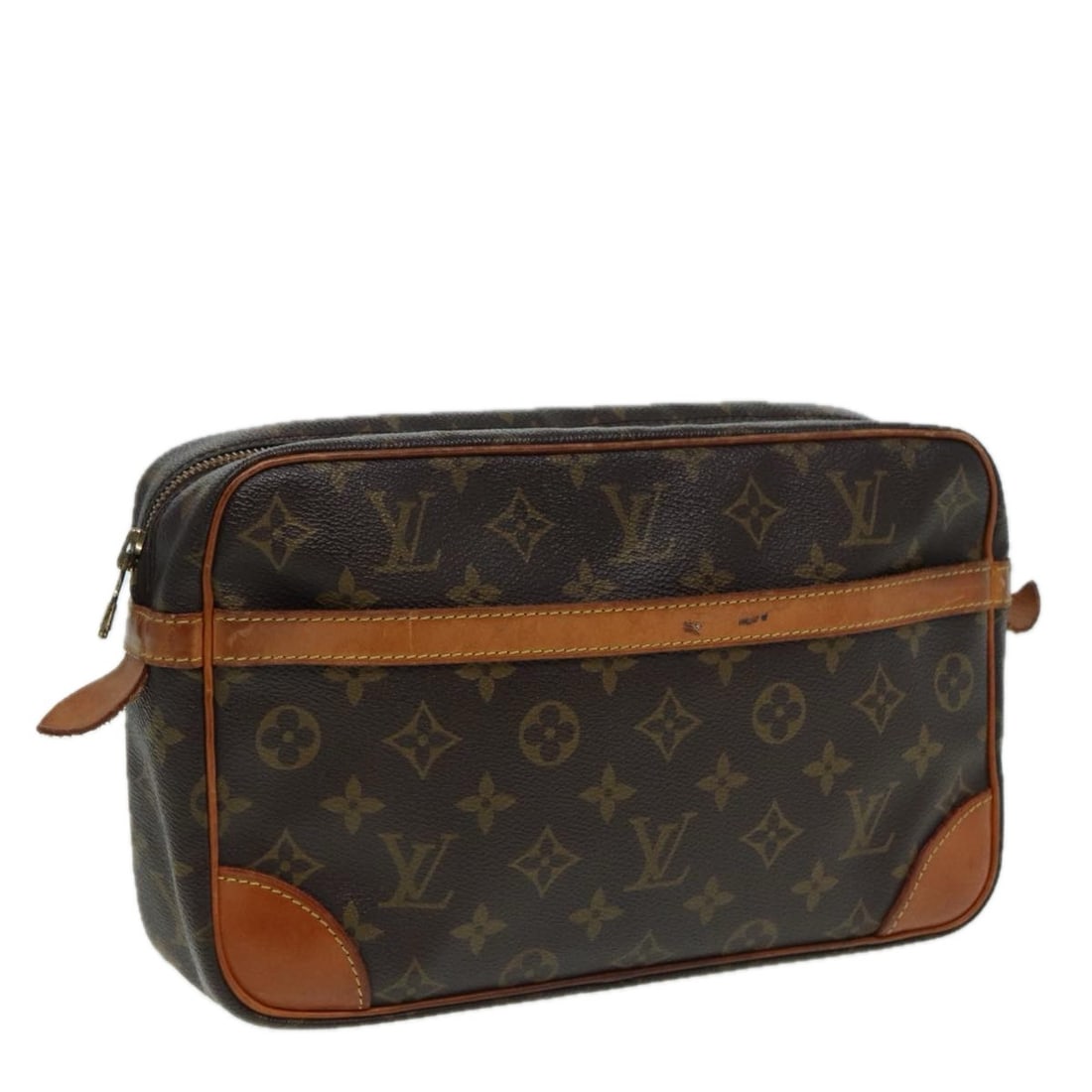LOUIS VUITTON Monogram Compiegne 28 Clutch Bag M51845 Authentic France: LOUIS VUITTON Monogram Compiegne 28 Clutch Bag M51845 Authentic France This LOUIS VUITTON Monogram Compiegne 28 Clutch Bag (M51845) is a sophisticated accessory crafted from durable Monogram Canvas. T