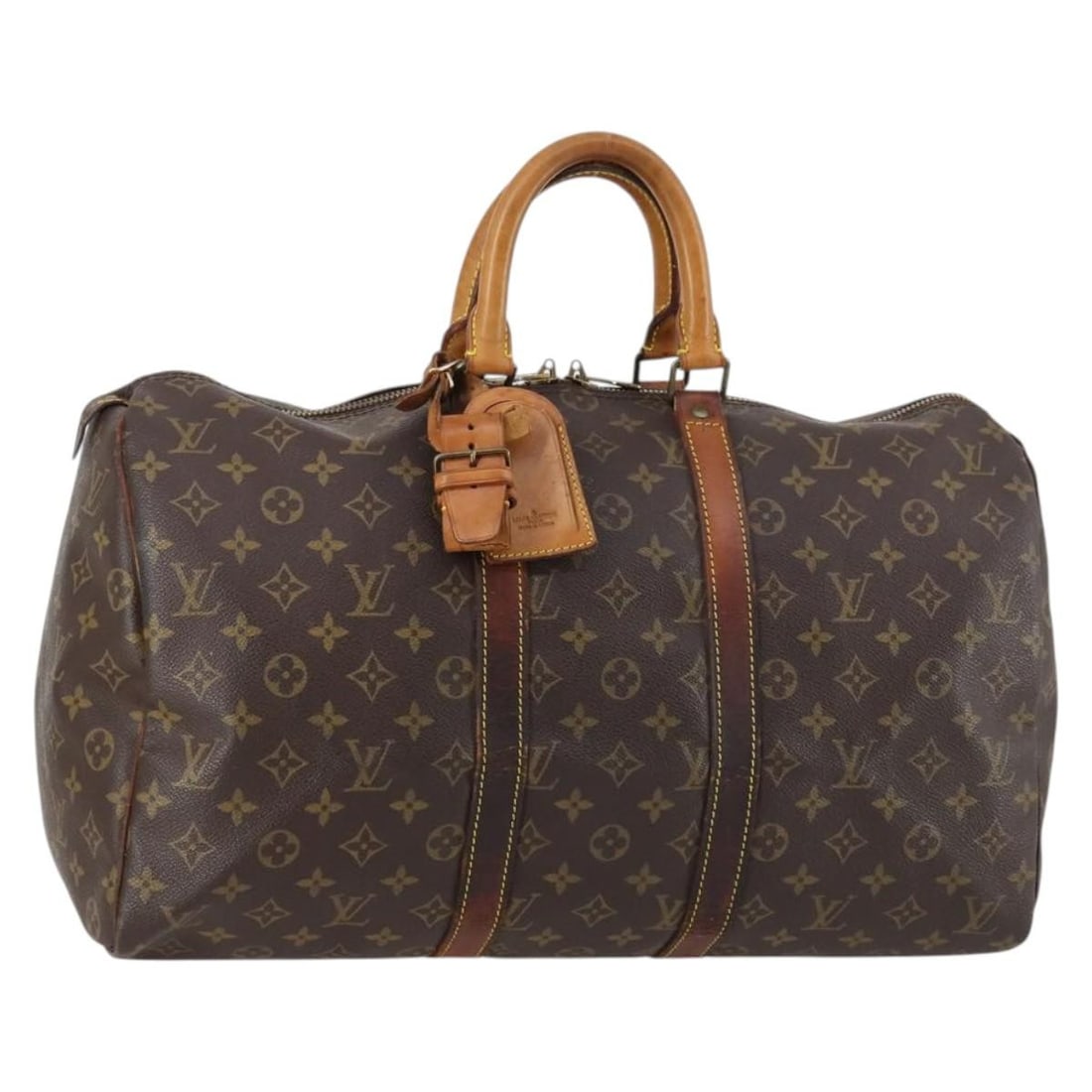 LOUIS VUITTON Monogram Keepall 45 Boston Bag M41428 Made in France (1 of 18)