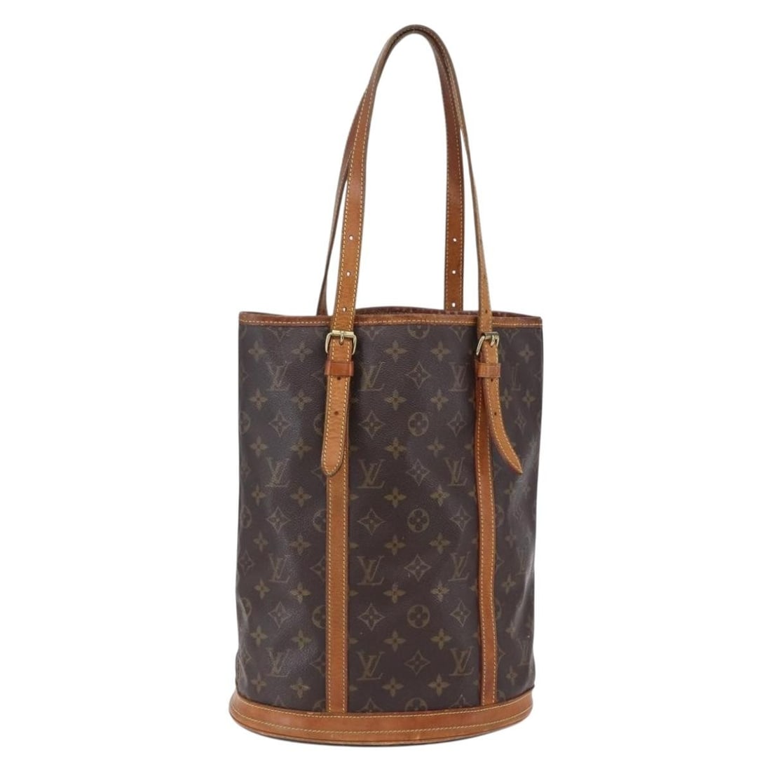 LOUIS VUITTON Monogram Bucket GM Shoulder Bag M42236 Authenticated: LOUIS VUITTON Monogram Bucket GM Shoulder Bag M42236 Authenticated This LOUIS VUITTON Monogram Bucket GM Shoulder Bag (M42236) is a stylish accessory crafted from durable monogram canvas. Originating