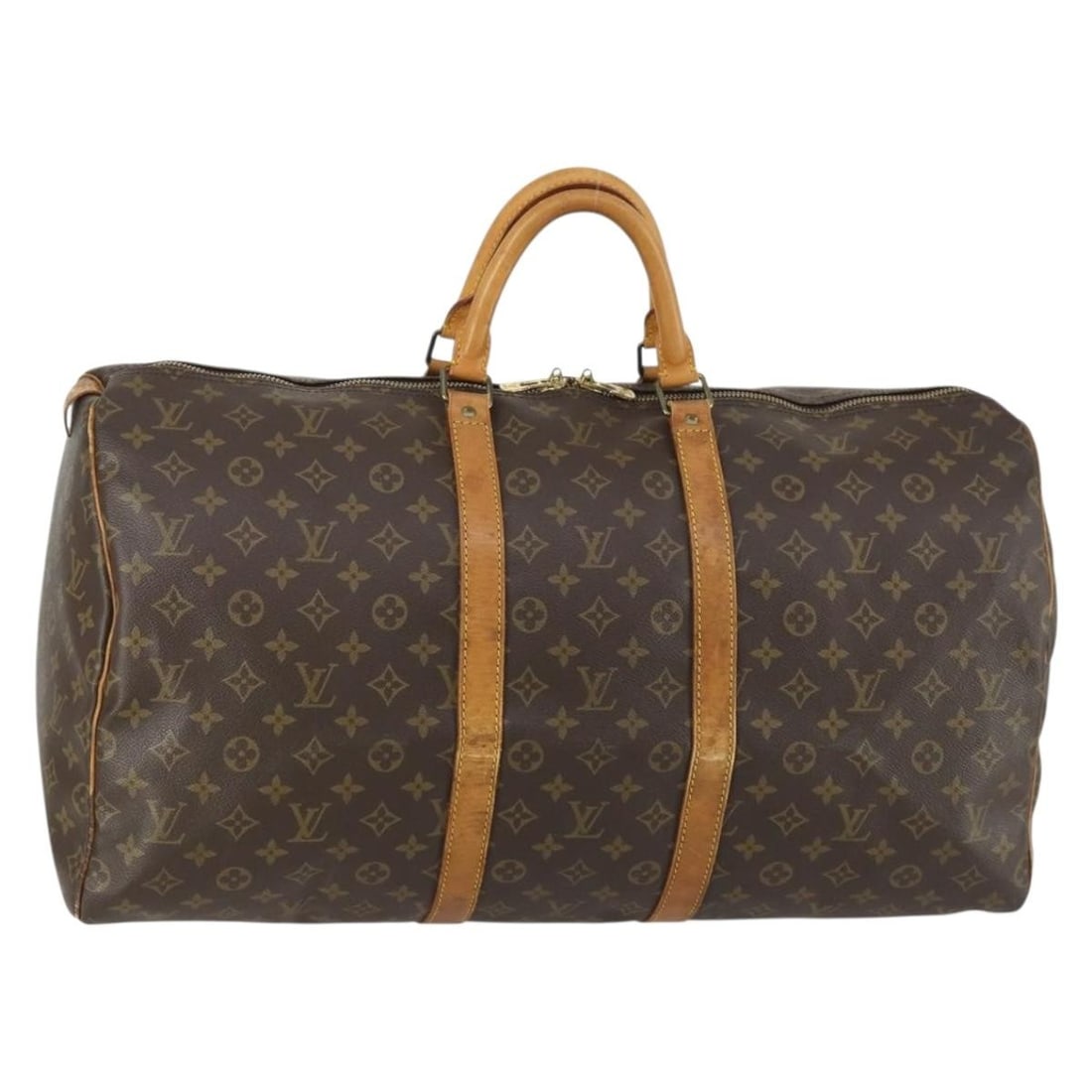 Louis Vuitton Keepall 55 Monogram Canvas Boston Bag M41424 France: Louis Vuitton Keepall 55 Monogram Canvas Boston Bag M41424 France This Louis Vuitton Keepall 55 Boston Bag is crafted from the iconic Monogram Canvas. Made in France, it features a spacious interior a