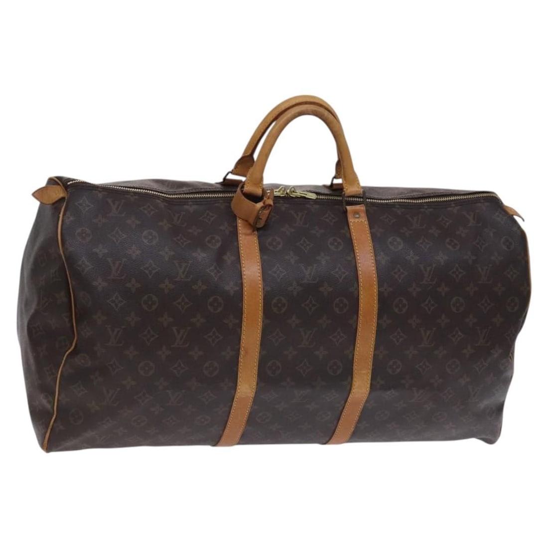 LOUIS VUITTON Monogram Keepall 60 Boston Bag M41422 Authentic Travel Bag (1 of 18)