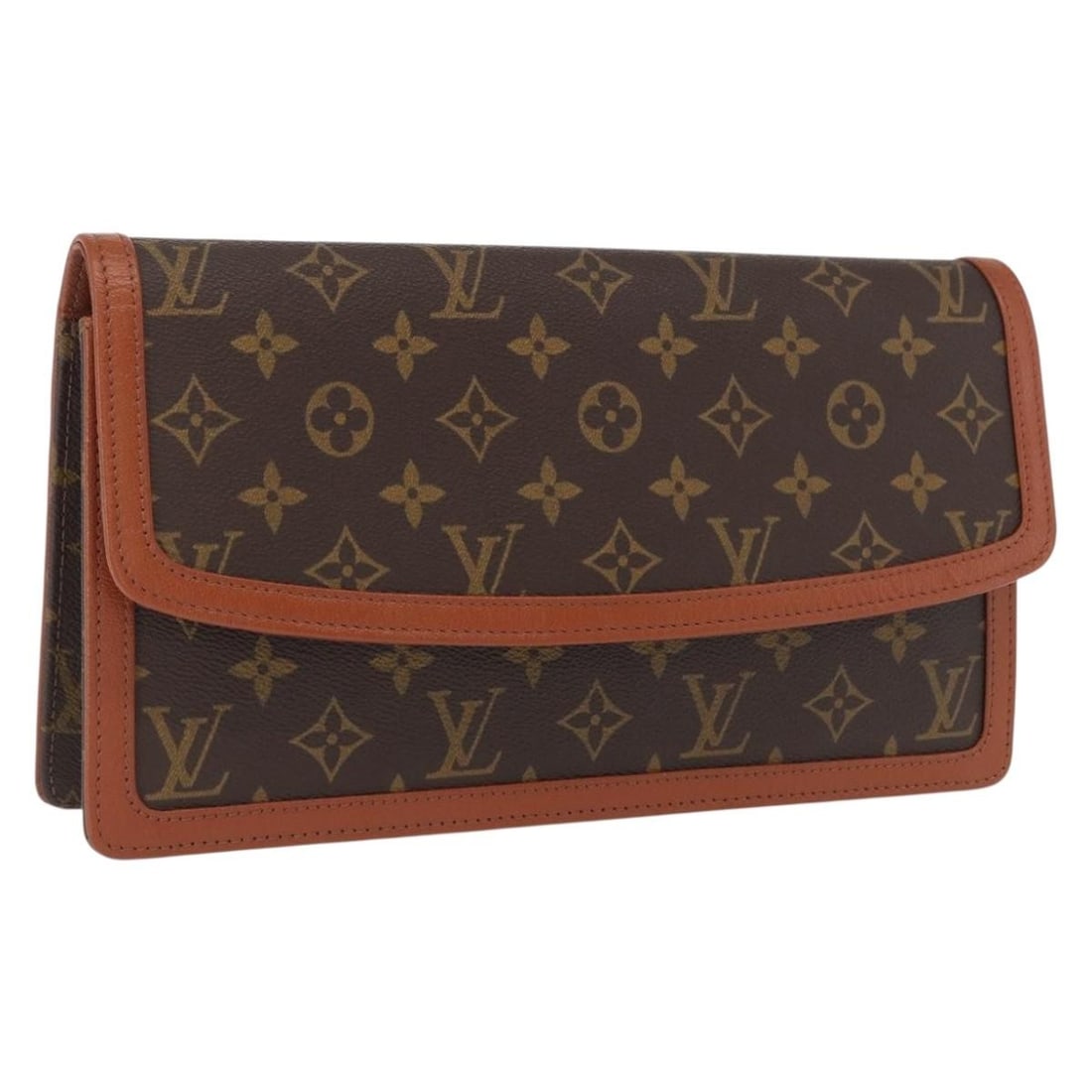 Monogram Canvas Pochette Dam GM Clutch by Louis Vuitton Bag M51810: Monogram Canvas Pochette Dam GM Clutch by Louis Vuitton Bag M51810 This Louis Vuitton Monogram Pochette Dam GM clutch bag features the iconic monogram canvas exterior and is crafted in France. The bag