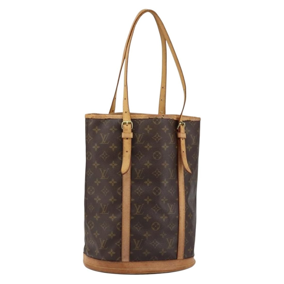 LOUIS VUITTON Monogram Bucket GM Shoulder Bag M42236 USA Auth: LOUIS VUITTON Monogram Bucket GM Shoulder Bag M42236 USA Auth This LOUIS VUITTON Monogram Bucket GM Shoulder Bag is a stylish and practical accessory crafted from durable monogram canvas. The bag feat