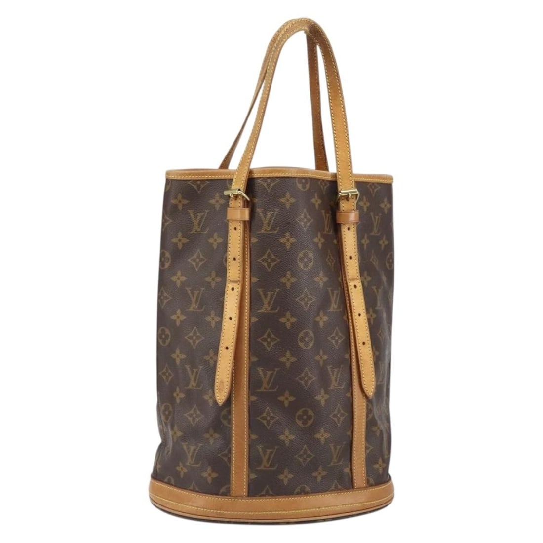 Louis Vuitton Monogram Canvas Bucket GM Shoulder Bag M42236 France: Louis Vuitton Monogram Canvas Bucket GM Shoulder Bag M42236 France This is a Louis Vuitton Monogram Bucket GM shoulder bag crafted in monogram canvas. The bag is made in France and features an adjusta