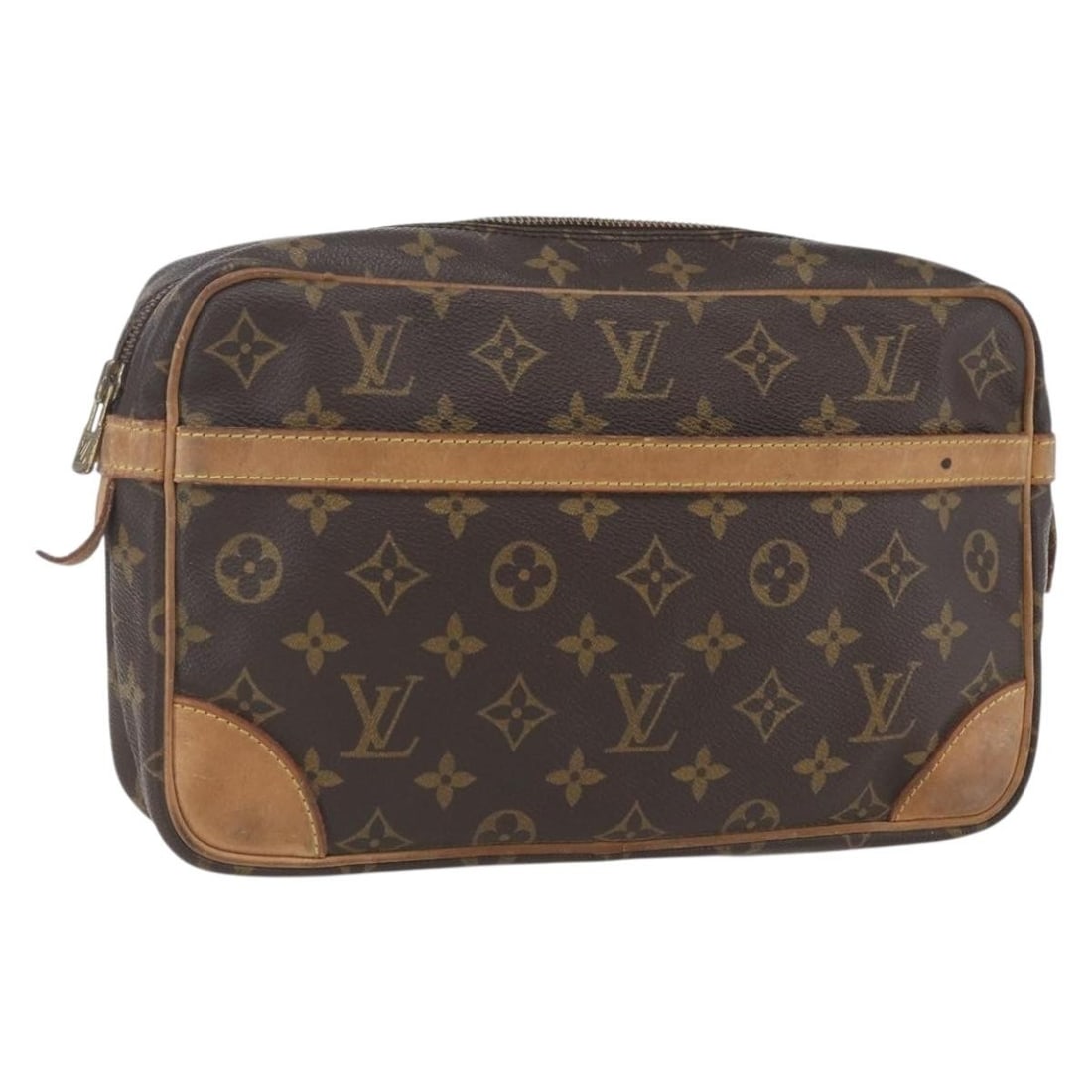 Louis Vuitton Compiegne 28 Monogram Canvas Clutch Bag M51845 France: Louis Vuitton Compiegne 28 Monogram Canvas Clutch Bag M51845 France This is a Louis Vuitton Compiegne 28 clutch bag featuring the iconic monogram canvas. The bag is crafted in France and is designed w