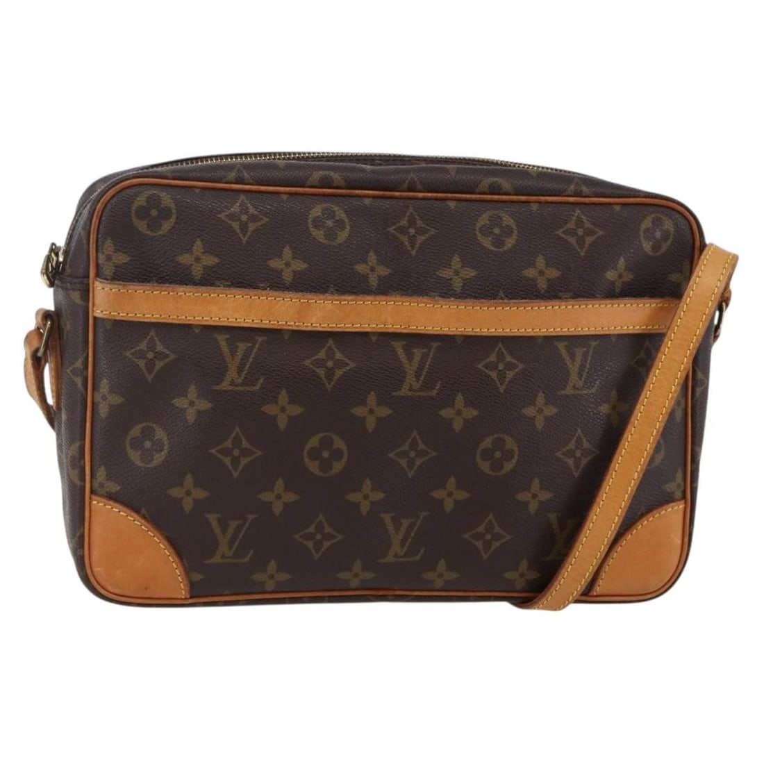 LOUIS VUITTON Monogram Trocadero 30 Shoulder Bag M51272 Authentic (1 of 18)