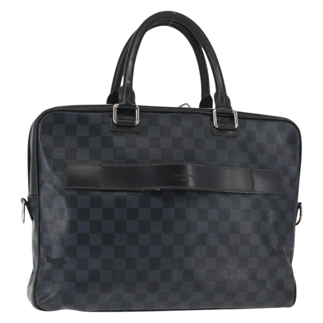 LOUIS VUITTON Damier Cobalt Business Bag N41347 Auth Luxury Document Carrier: LOUIS VUITTON Damier Cobalt Business Bag N41347 Auth Luxury Document Carrier This authentic LOUIS VUITTON Damier Cobalt Porte Documents Business Bag N41347 is crafted from durable Damier Cobalt Canvas