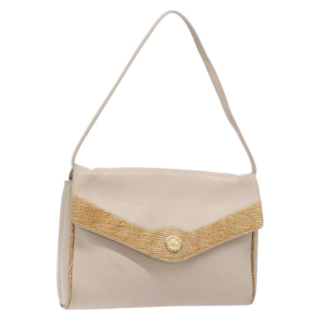 CELINE Beige Leather Hand Bag Made in Italy: CELINE Beige Leather Hand Bag Made in Italy This authentic CELINE handbag is crafted from high-quality beige leather, exuding elegance and sophistication. Designed for both style and functionality, it