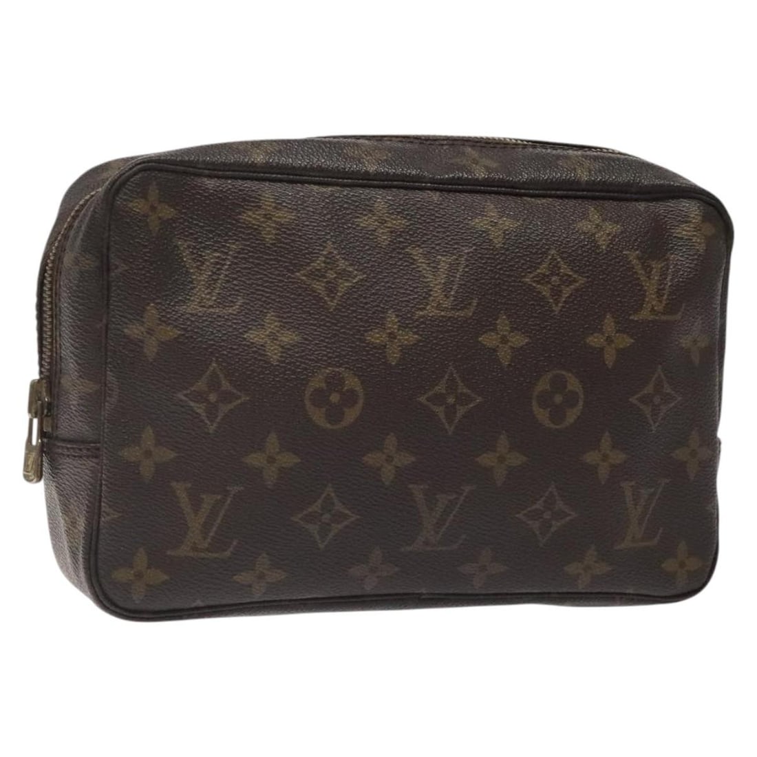 LOUIS VUITTON Monogram Trousse Toilette 23 Clutch Bag M47524 Authentic (1 of 18)
