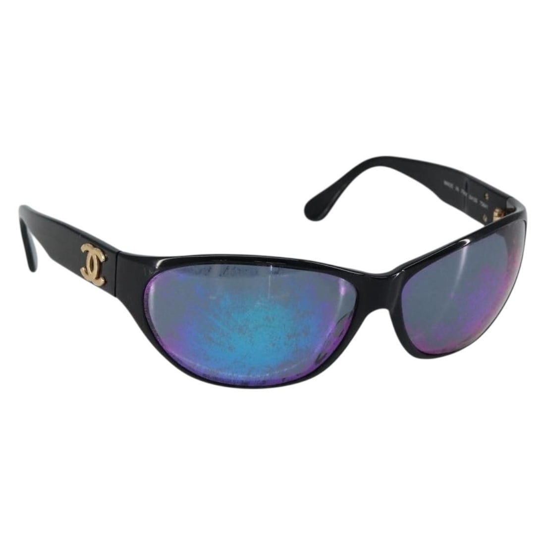 CHANEL Coco 04155 75641 Black Plastic Sunglasses Authenticated (1 of 11)