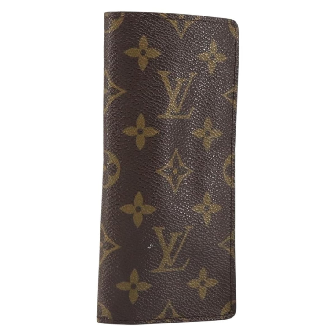 LOUIS VUITTON Monogram Etui Lunette Glasses Case Auth MI0986: LOUIS VUITTON Monogram Etui Lunette Glasses Case Auth MI0986 This authentic LOUIS VUITTON Monogram Etui Lunette Simple Glasses Case is a stylish accessory for your eyewear. Crafted in France from dura