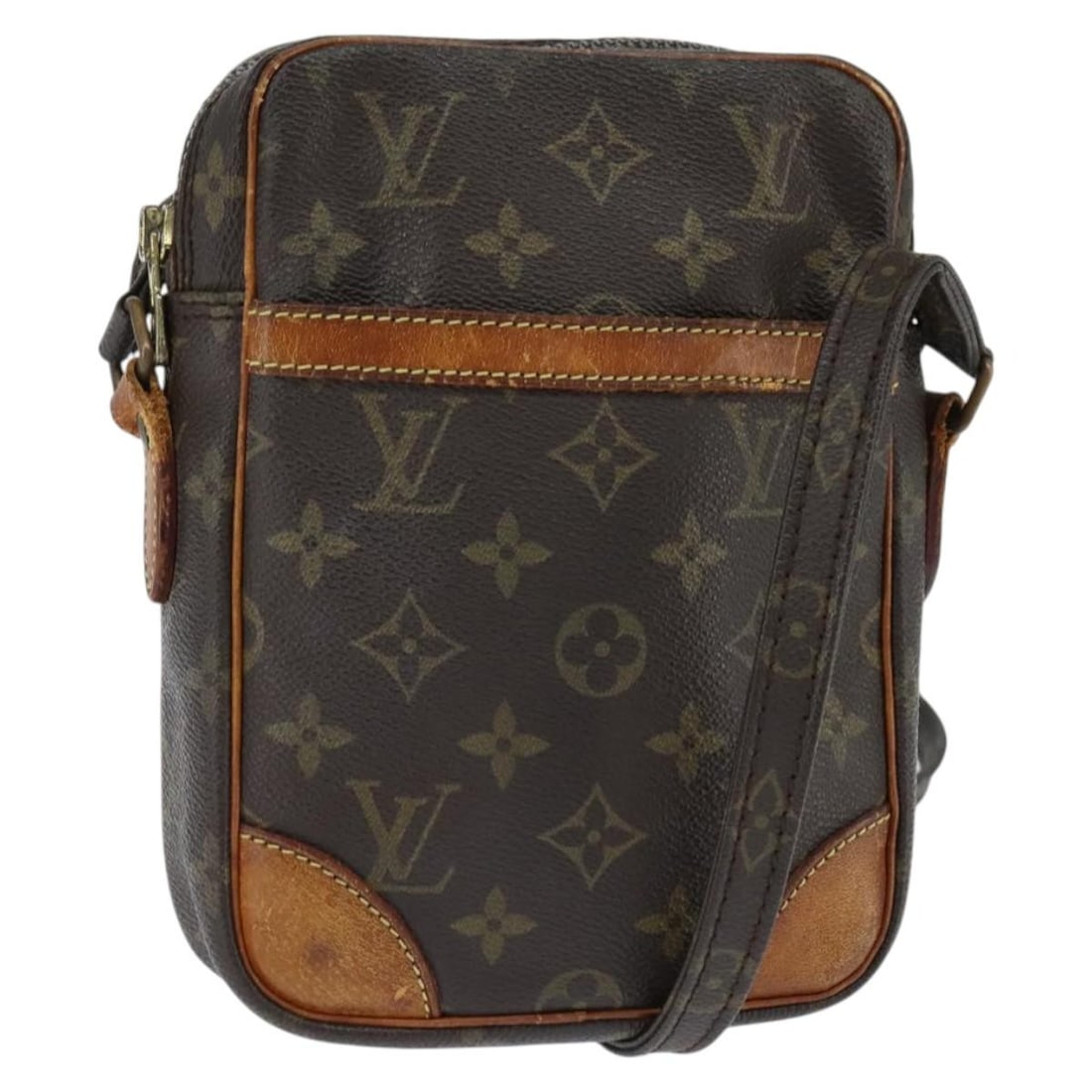 LOUIS VUITTON Monogram Danube Shoulder Bag M45266 Authentic France: LOUIS VUITTON Monogram Danube Shoulder Bag M45266 Authentic France This authentic LOUIS VUITTON Monogram Danube Shoulder Bag is a stylish accessory crafted from durable Monogram Canvas. Designed for p