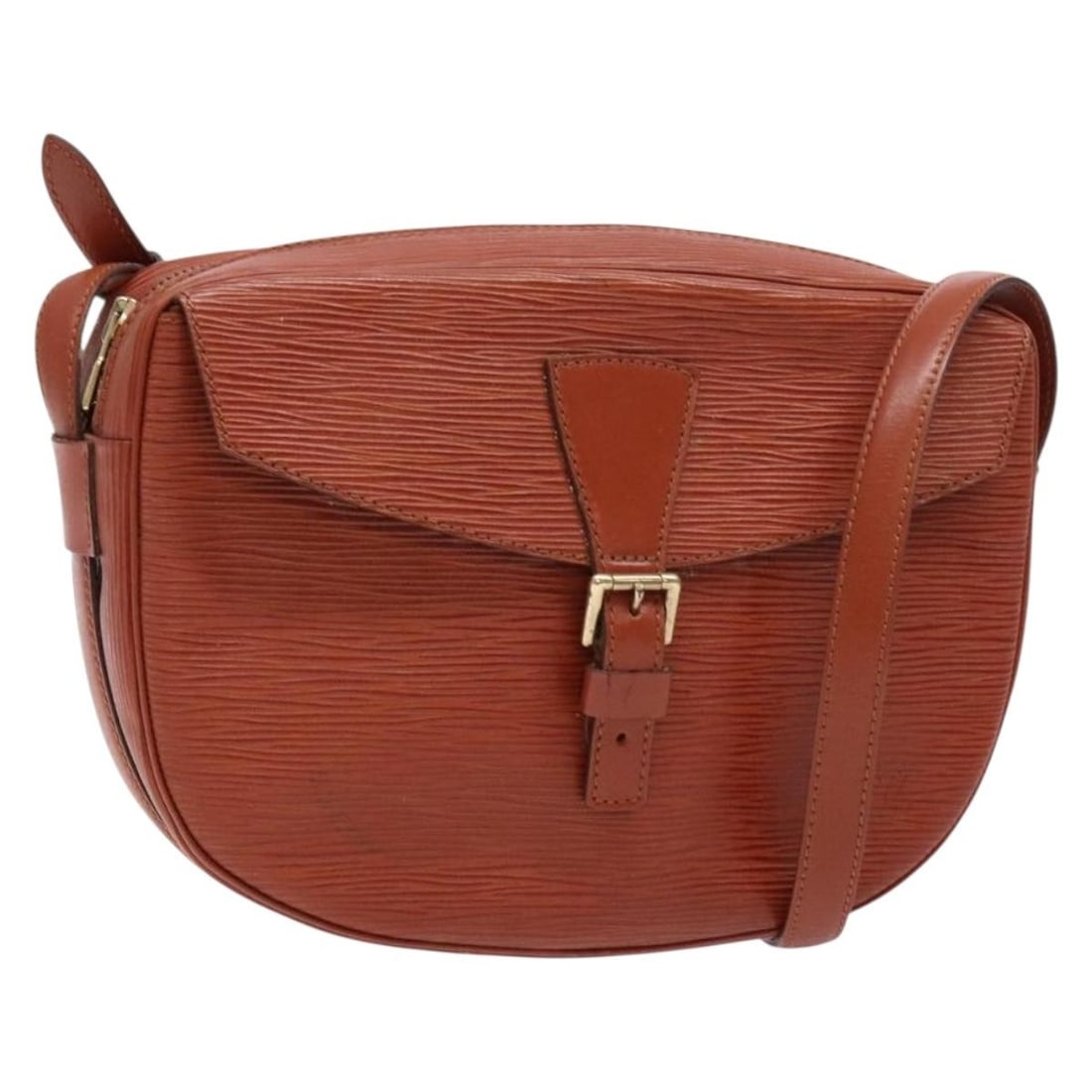 LOUIS VUITTON Epi Jeune Fille MM Shoulder Bag Brown M52153 Auth (1 of 18)