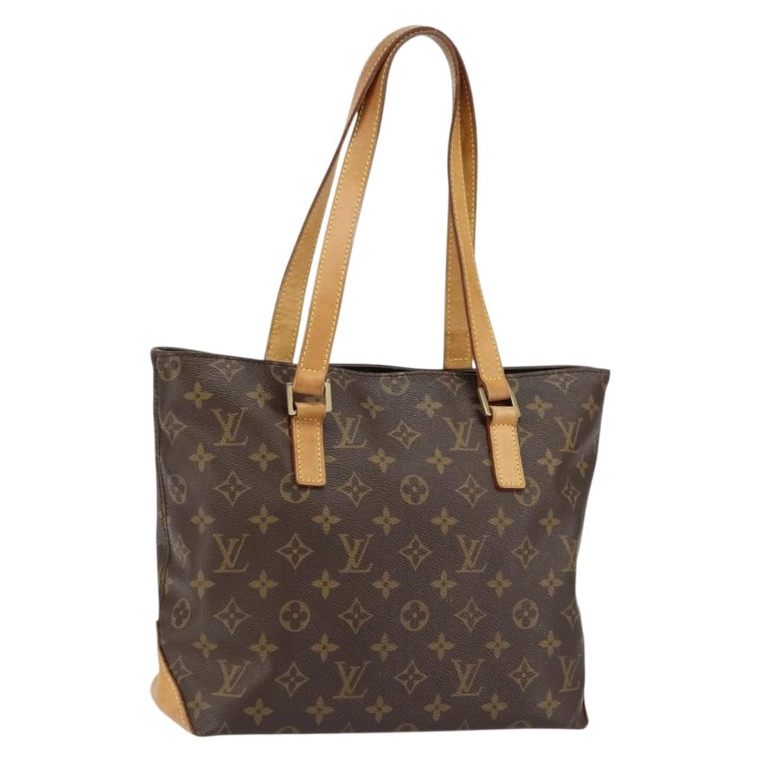 LOUIS VUITTON Monogram Cabas Piano Tote Bag M51148 Authentic (1 of 18)